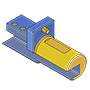 OD=30 mm TURNING HOLDER SQ 12 mm FOR HANWHA XD20H HANWHA XD26H